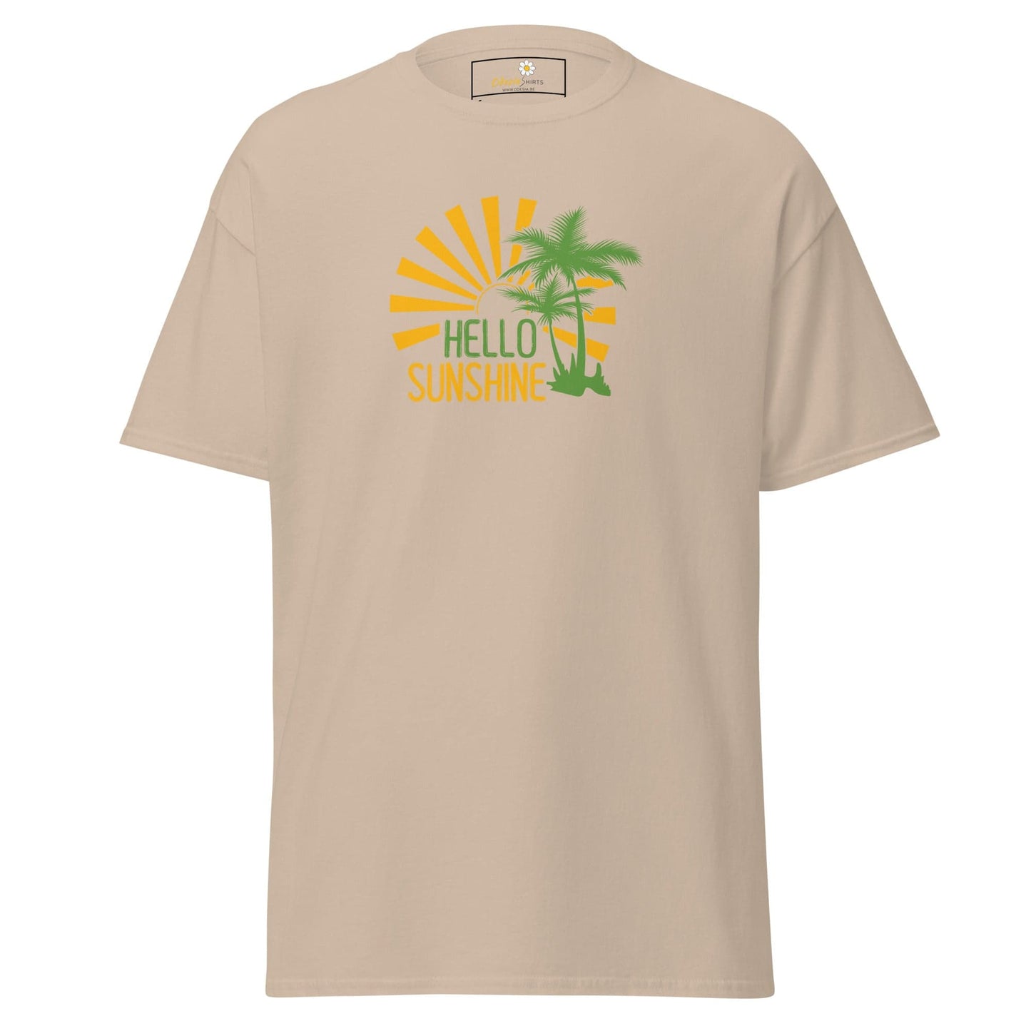 Unisex classic t-shirt - SUMMER HELLO SUNSHINE - REGULAR - Sand / S