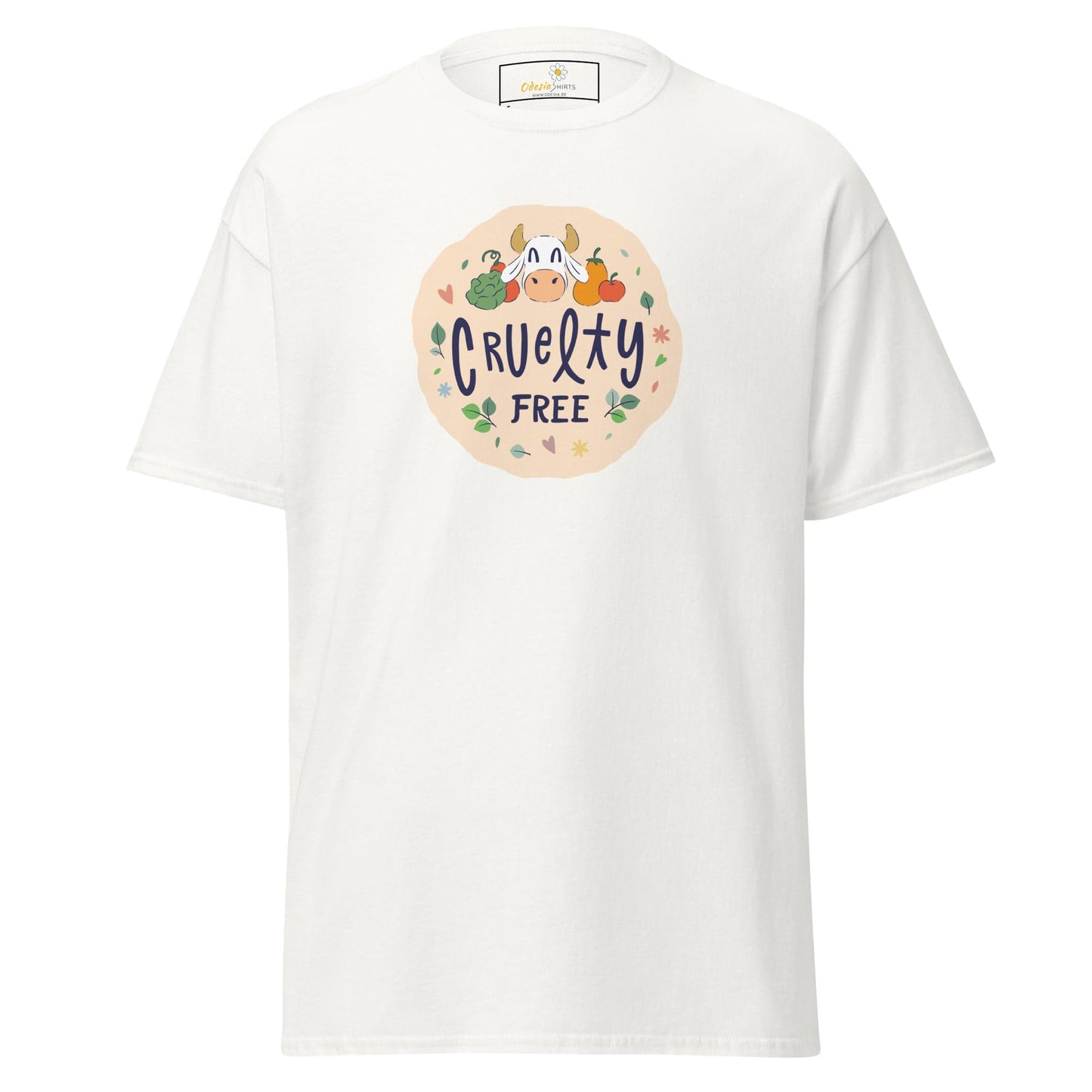 Unisex classic t-shirt - VEGAN CRUELTY FREE - REGULAR - White / S